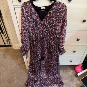 Floral Long Sleeve Maxi Dress